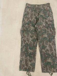 Vintage Mossy Oak Green Leaf Pants