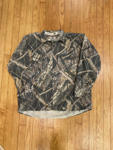 Vintage Mossy Oak Shadow Branch Button Up(XL/XXL)