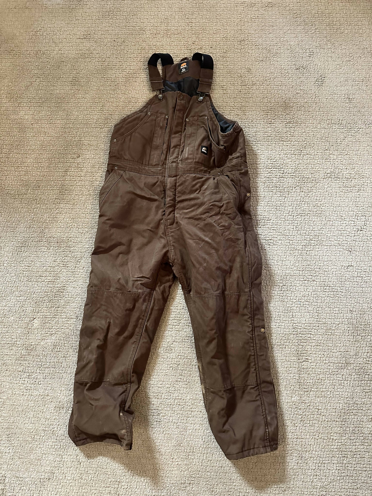 Heartland Insulated Washed Duck Bib Overall