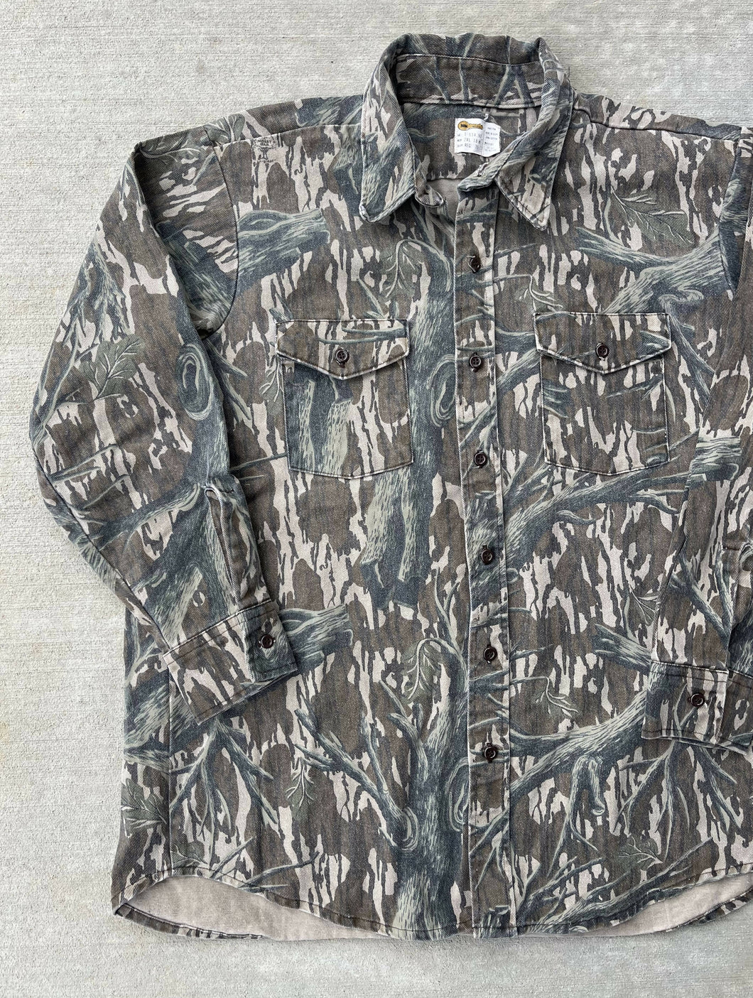 Original Key Mossy Oak Treestand Button Down Shirt (XXL) 🇺🇸