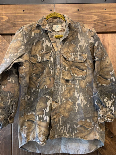 Mossy Oak Fall Foliage LS Button Up (M)🇺🇸