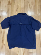 Load image into Gallery viewer, Ducks Unlimited Blue Short Sleeve Button Down Shirt Large