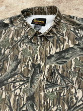 Load image into Gallery viewer, Vintage Browning Mossy Oak Treestand Shooting Shirt Short Sleeve XL