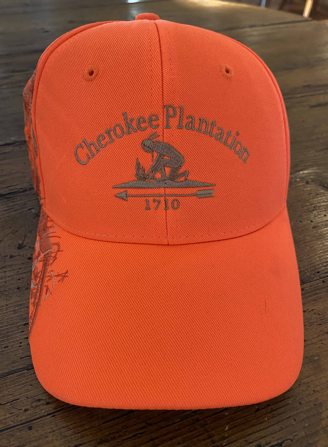 Cherokee Plantation Blaze Orange Cap