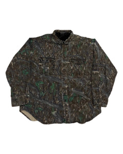 Vintage 90s Hide ‘n Tree Camo Hunting Shirt (XL)🇺🇸