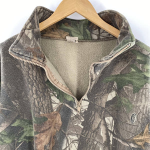 Liberty Camo Fleece 1/4 zip Pullover size 3XL