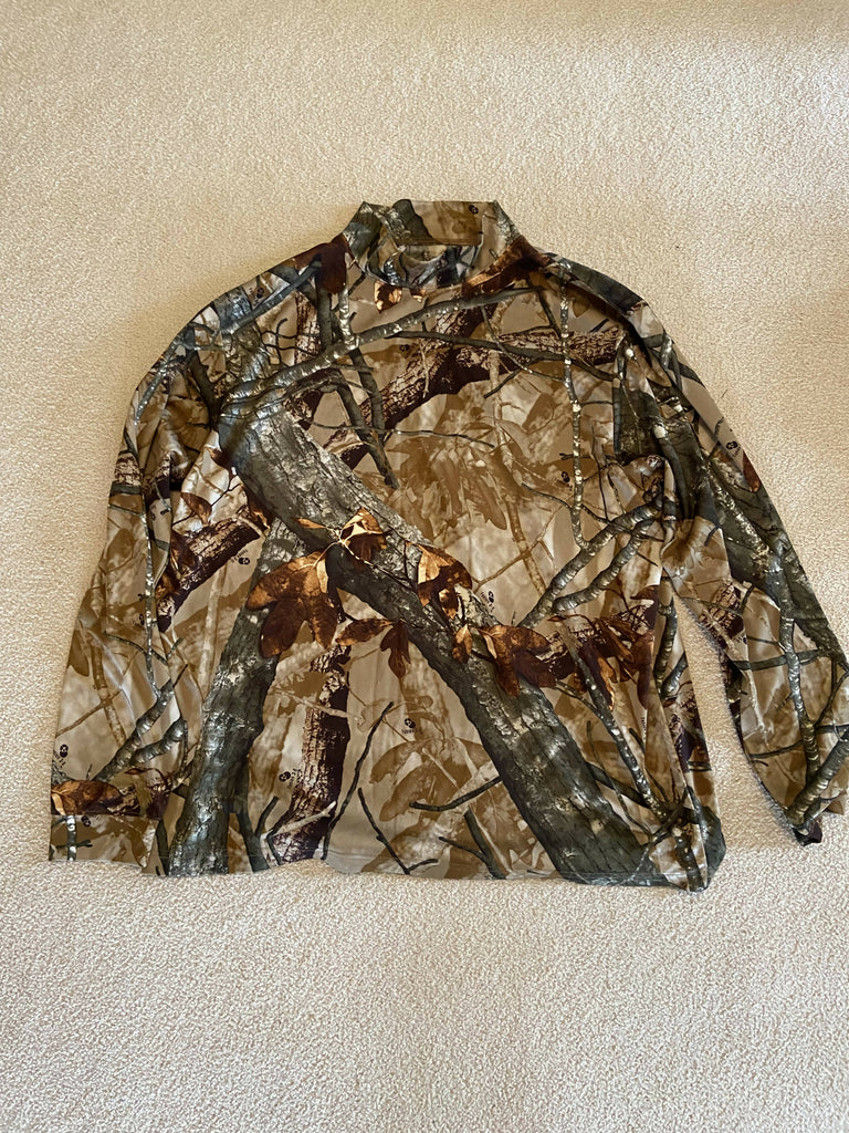 Chemise De Chasse Camouflage 3D Outfitters Ridge - Taille L/G (42-44) - Coton Bio - Occasion Très Bon état