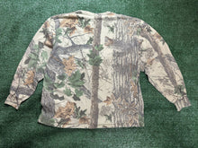 Load image into Gallery viewer, Realtree Camo Jerzees Outdoors Front Pocket Long Sleeve Shirt Large