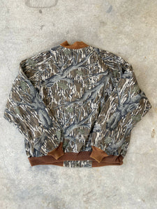 Vintage Mossy Oak Treestand Camo Bomber Jacket (XXXL) 🇺🇸