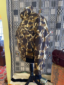 Vintage Herter's Reversible Camo Quilted Bomber Jacket, Medium