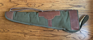 Orvis Leather and Canvas Over/Under Case