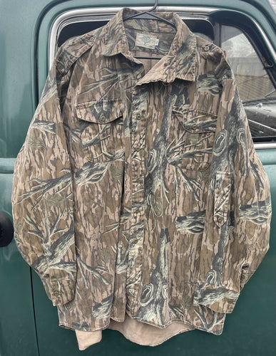 Mossy Oak Treestand Button Down XXL