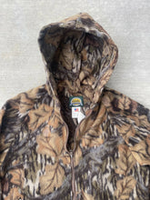 Load image into Gallery viewer, Cabela’s Mossy Oak Fall Foliage Fleece Jacket (S/M)