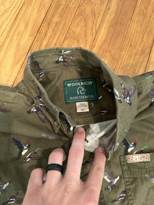 Vintage Ducks Unlimited x Woolrich Button Up (XL)