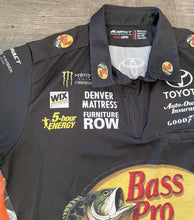 Load image into Gallery viewer, NASCAR Martin Truex Jr. / BASS PRO SHOPS / True Timber Camo Race-Used Pit Crew Shirt LARGE