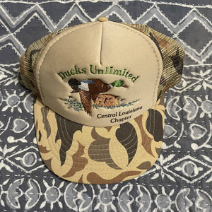 *Vintage Ducks Unlimited Central Louisiana Delta Trucker Hat