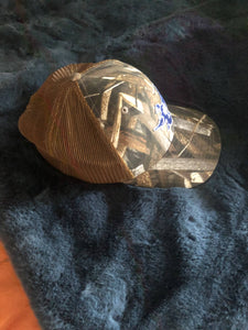 Camo South Carolina palmetto moon baseball hat